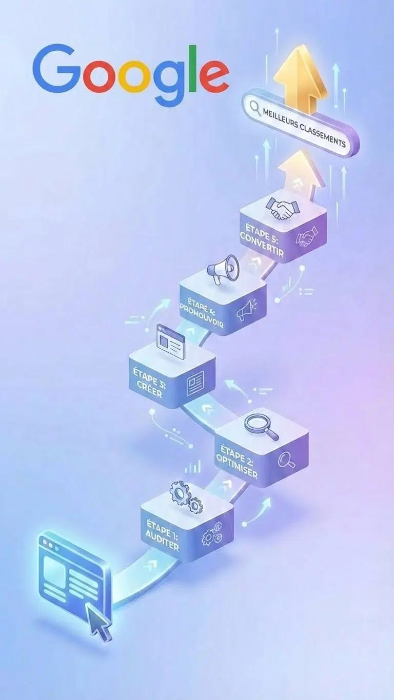 Aperçu de la vidéo - 5 étapes pour amener votre site en tête de Google